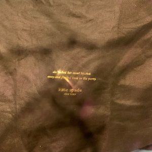 Kate spade dust bag